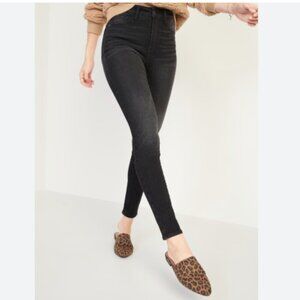 Old Navy Black Skinny Rockstar Jeans - Size 12